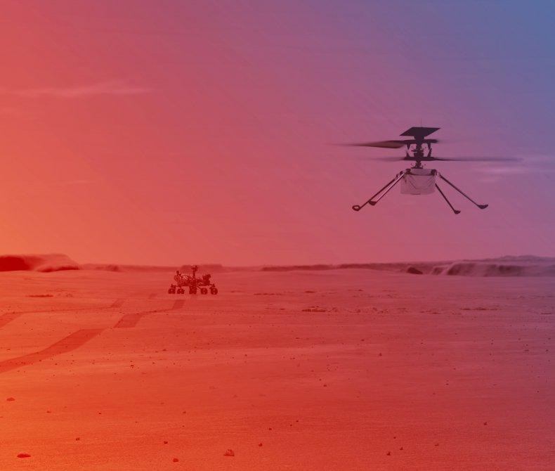 Newsweek: Вертолет NASA совершит исторический полет на Марсе, какие трудности его ждут?