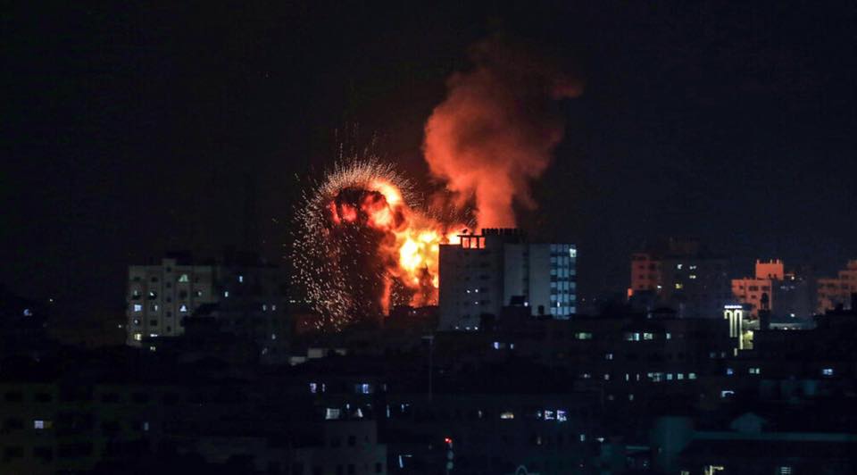 Масований ракетний обстріл з території сектора Газа