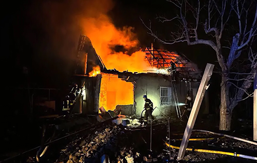 На Одещині збитий дрон впав на житловий будинок і вибухнув: є загиблий. ФОТО