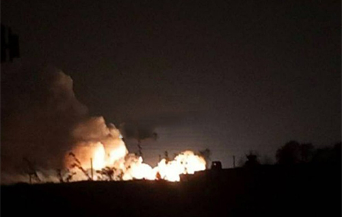У Джанкої пролунали вибухи у районі військового аеродрому: зафіксовано шість вогнищ загоряння. ФОТО. ВІДЕО