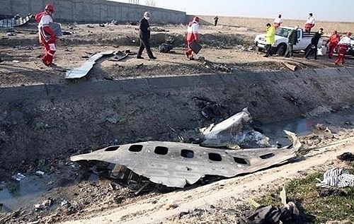 Иран направил во Францию "черные ящики" со сбитого самолета МАУ