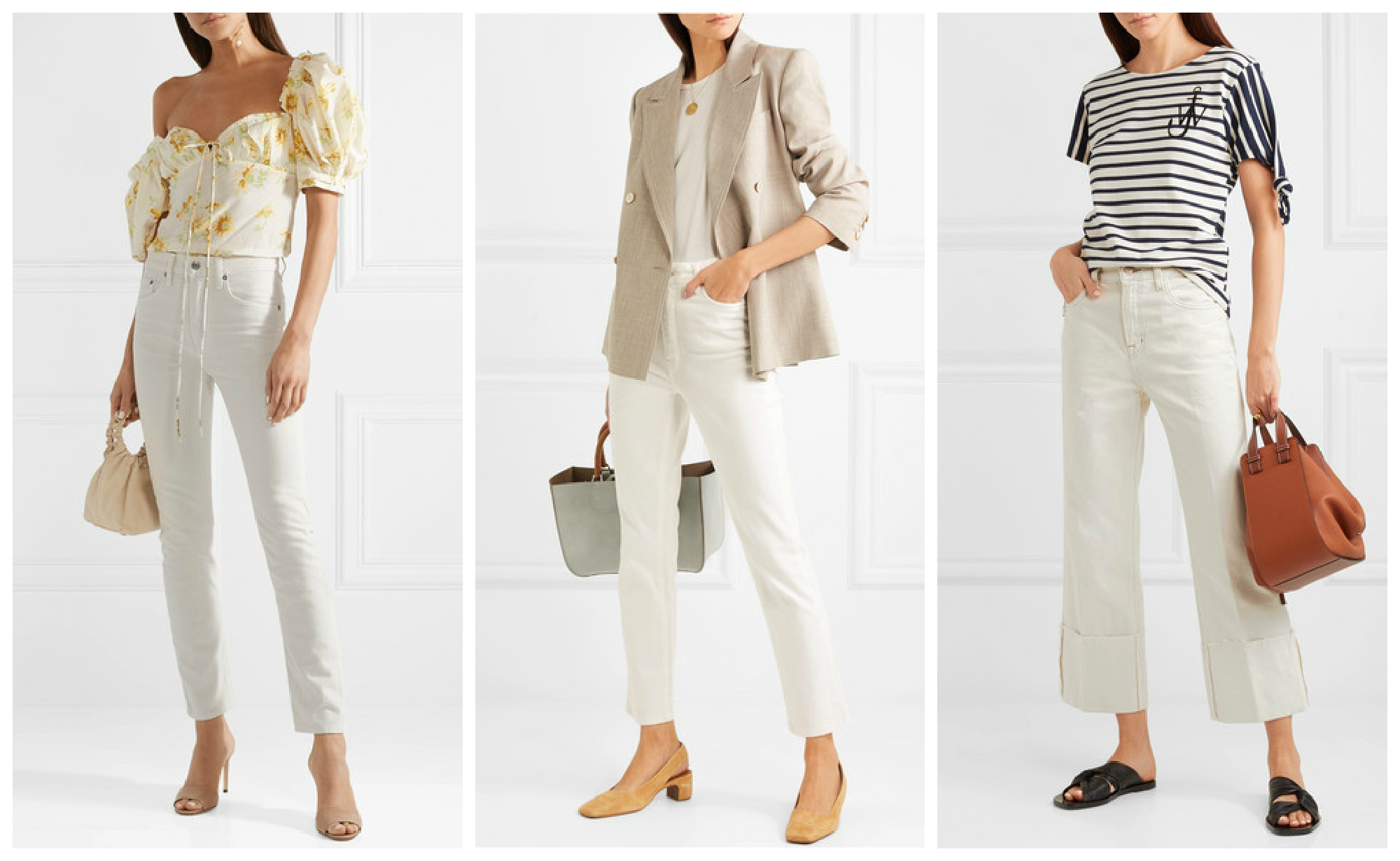 С чем носить самый модный хит лета – белые джинсы