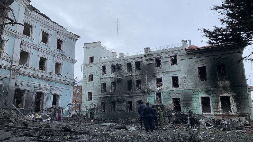40 історичних будівель зазнали пошкоджень в центрі Харкова внаслідок ракетних ударів 23 січня