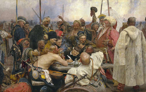Посольство США в Україні створило свою версію картини Іллі Рєпіна "Запорожці"