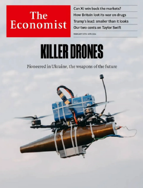 Англійський журнал The Economist помістив на обкладинку українського дрона