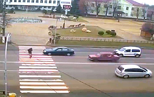 В Борисполе легковушка сбила мужчину на пешеходном переходе. ВИДЕО