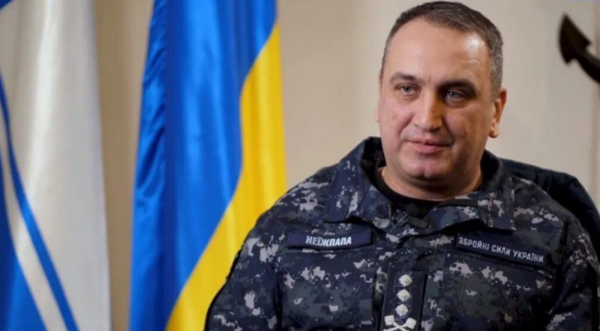 Командувач Військово-морських сил України віцеадмірал Олексій Неїжпапа