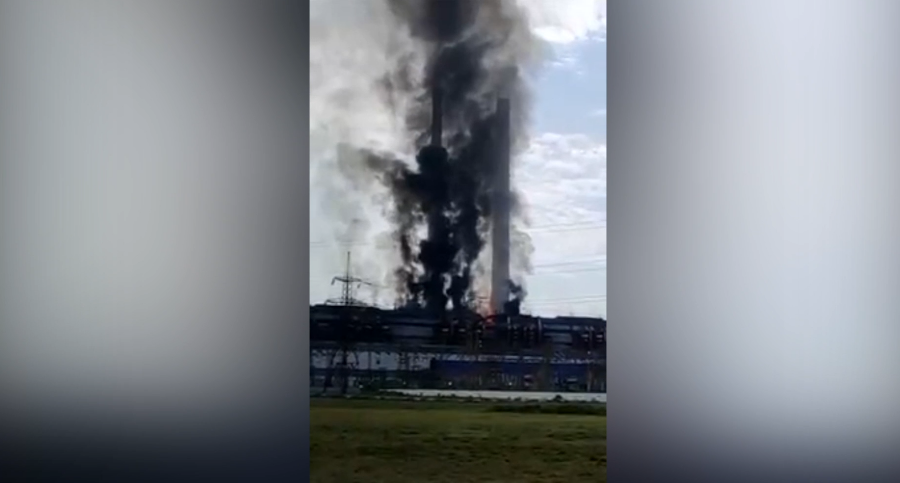 В Росії загорілась Новочеркаська ДРЕС: сильну пожежу зняли на відео