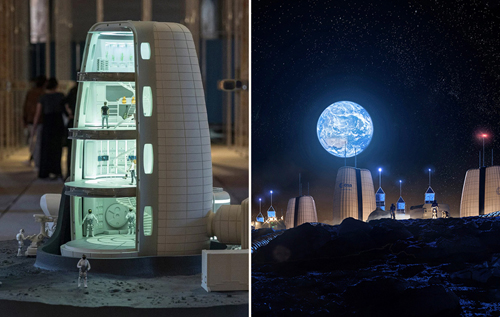Архитекторы показали проект лунной деревни. ФОТО