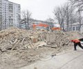 В Киеве снесли особняк на улице Мельникова
