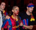 Озверевшие фанаты «Барселоны» устроили на улицах погромы. ФОТО