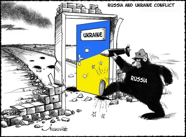 Как выглядел бы конфликт Украины и России, если бы произошел в «Фейсбуке»