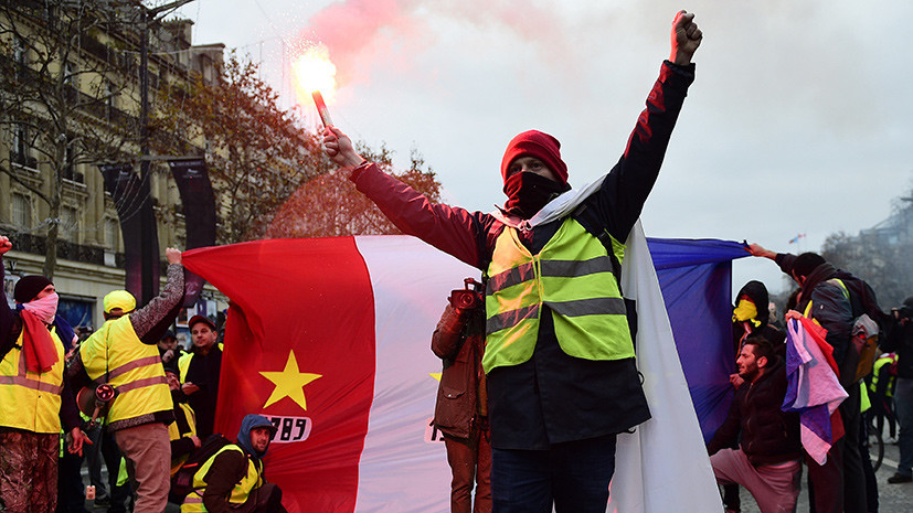 Франция, приговоры, полицейские, насилие, желтые жилеты