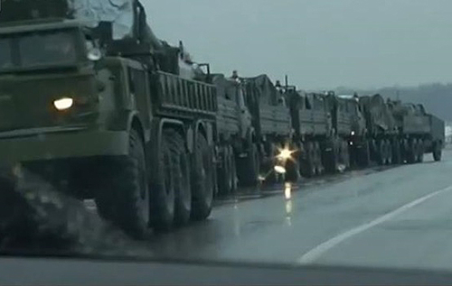 ОБСЕ засекла колонну российских военных машин в "ЛНР"