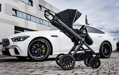Mercedes-Benz начал выпускать детские коляски с подвеской