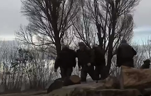 У мережі показали відео з обстрілом, під який на Донбасі потрапили нардепи, журналісти та голова МВС. ВІДЕО