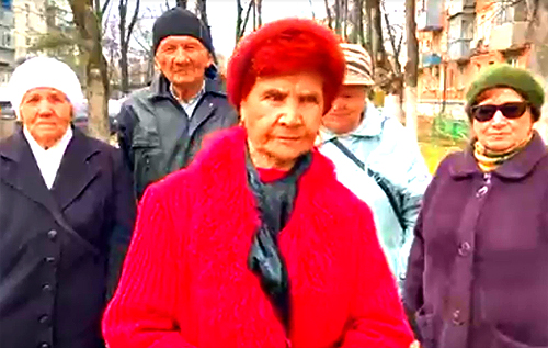 "Ти будеш знищений": пенсіонери з "загону Путіна" пригрозили Шольцу через танки для України. ВІДЕО