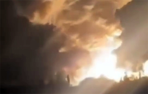 У Росії визнали ураження нафтобази "Шесхарис" у Новоросійську. ВІДЕО