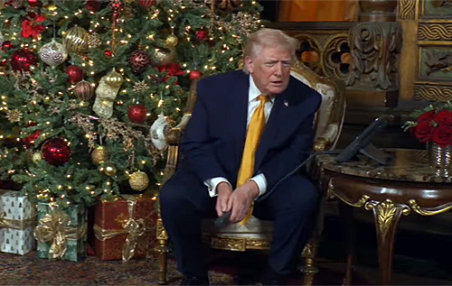 "Трохи гладкуватий": Трамп на Різдво поспілкувався з дітьми про Санту Клауса