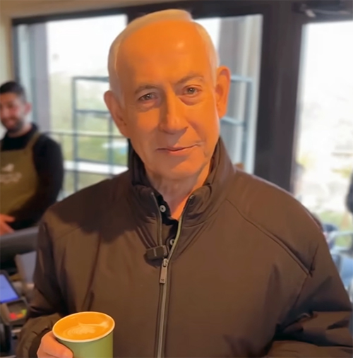 "Я шаленію від кави": Нетаньягу спростив чутки про смерть