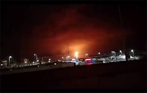 У російському Новоросійську уражено нафтовий термінал "Шесхарис": спалахнула пожежа. ВІДЕО