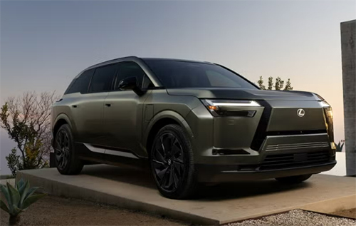 Бамбук, 402 кінські сили та звук V10: Lexus представив електричний трирядний кросовер TZ