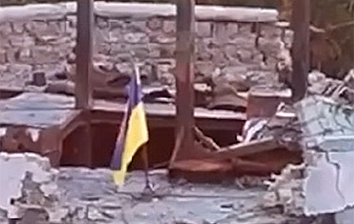 Сили оборони встановили на Кінбурнській косі український прапор. ВІДЕО