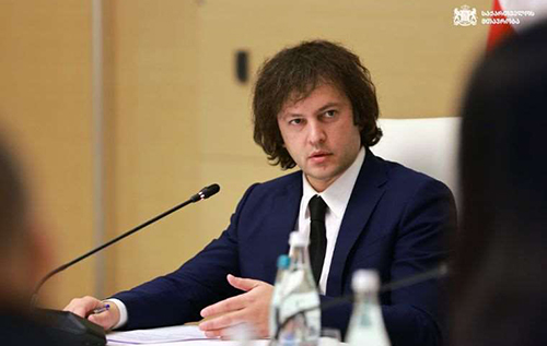 "Шукає чорні канали для переказу коштів": Кобахідзе звинуватив ЄС у спробах влаштувати революцію в Грузії