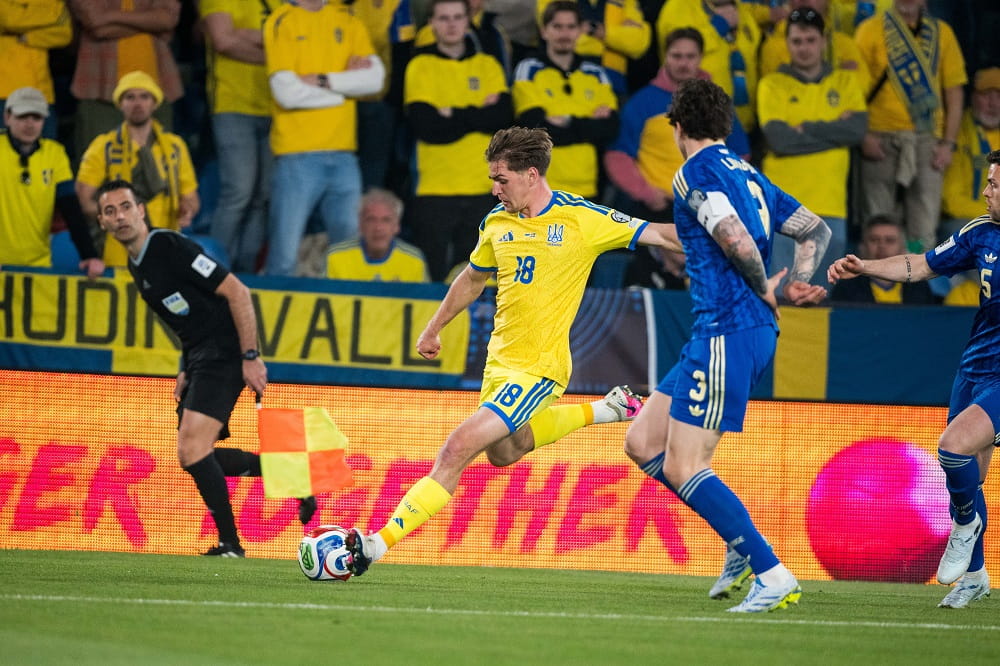 Збірна України програла Швеції та не змогла вийти на ЧС-2026 з футболу