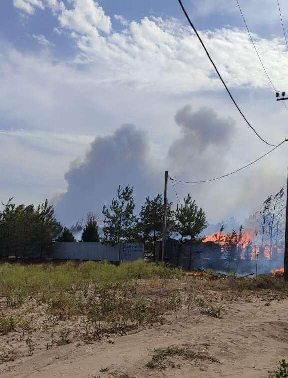 Волонтер оголосив збір для 25 бригади: До місця де перебували захисники досягла лісова пожежа і майже все їх майно згоріло