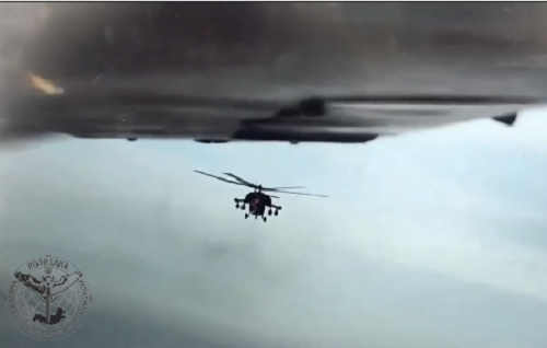 Два вертольоти та літак РФ не змогли збити дрон розвідників. ГУР показало відео гонитви