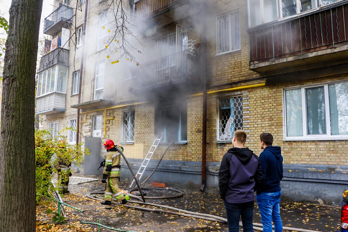 Київ, Печерськ вибух пожежа загинув чоловік