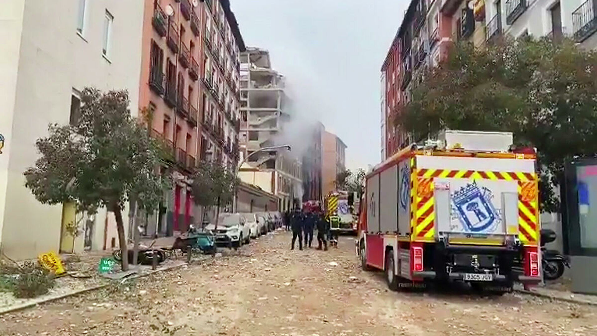 У центрі Мадрида прогримів потужний вибух. ВІДЕО
