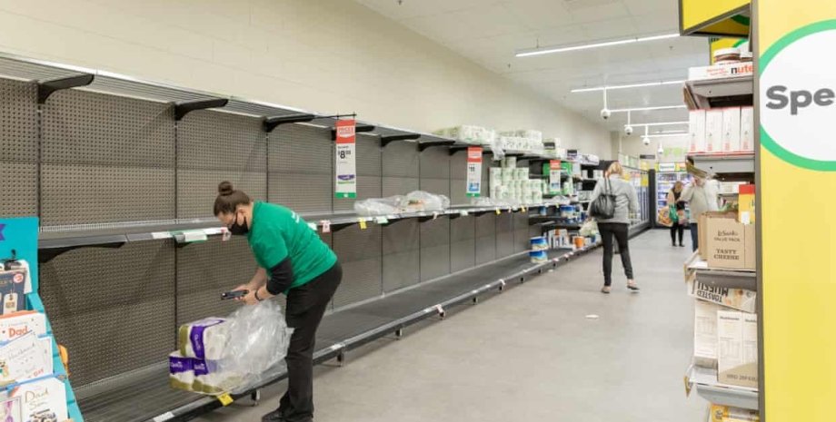 В Австралії продуктовий дефіцит: через пандемію спорожніли полиці магазинів