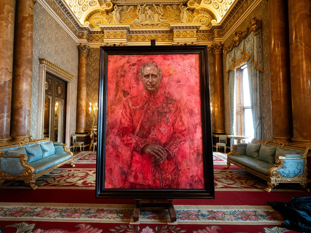 "Король у пеклі". Вандали зіпсували скандальний портрет Чарльза ІІІ