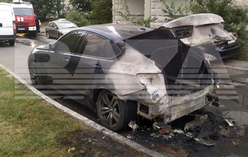 У Москві підпалили авто заступника начальника управління Генштабу