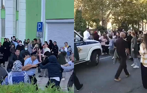 Дагестан охопили протести проти мобілізації: силовики стріляють з автоматів та б'ють жінок, їм дають відсіч. ВІДЕО