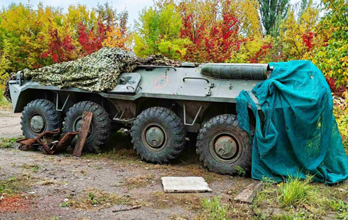 На Чернігівщині виявили приховану бронетехніку