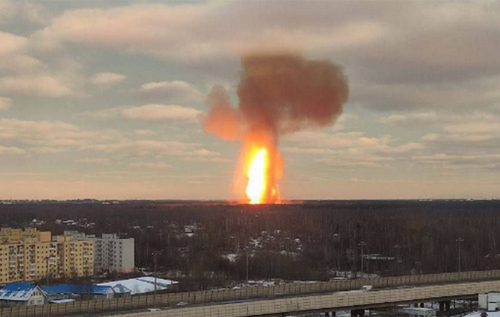 Під Санкт-Петербургом стався потужний вибух. ВІДЕО