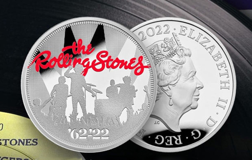 У Британії випустили монети із силуетами музикантів The Rolling Stones
