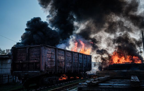 Партизани підпалили систему управління залізницею під Луганськом, – Гайдай. ВІДЕО