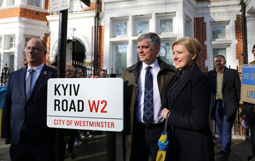 В Лондоні з’явилася вулиця на честь України: це нова адреса посольства РФ