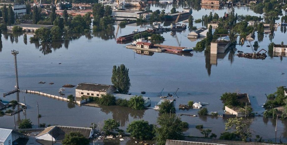 Підрив Каховської ГЕС. У Херсонській області затопило вже 600 квадратних кілометрів