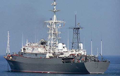 В Росії заявили про атаку на розвідувальний корабель "Приазов'я" та показали відео знищення "Кота і Єнота"