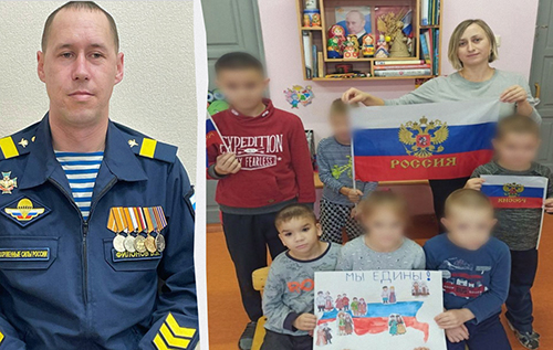 Окупант, який вбивав мирних жителів, усиновив викраденого з України хлопчика. ВІДЕО