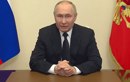 Теракт в "Крокус Сіті Хол": Путін заявив, що причетні до теракту у Підмосков'ї нібито хотіли втекти в Україну