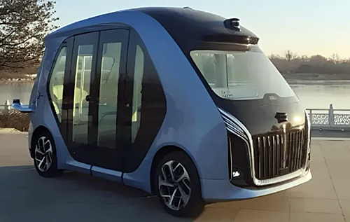 У Китаї створили розкішний безпілотний автобус з оригінальним дизайном