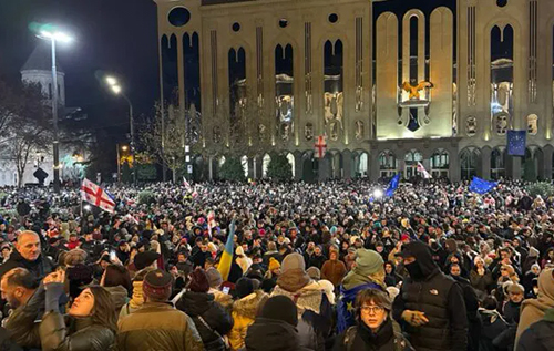 Опозиція Грузії збирає новий протест проти розвороту влади від Євросоюзу