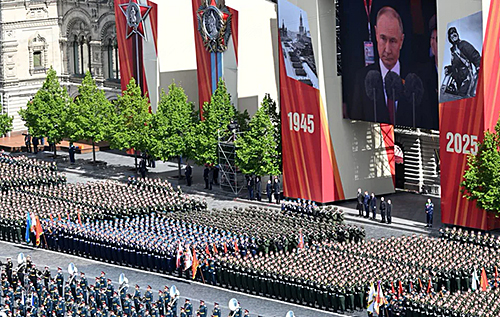 Путін виступив на параді 9 травня в Москві: провів паралелі між Другою світовою та "СВО" і згадав Одесу та Севастополь