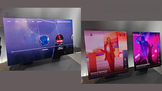LG показала по-справжньому безрамковий телевізор, який розділяється на два. ВІДЕО